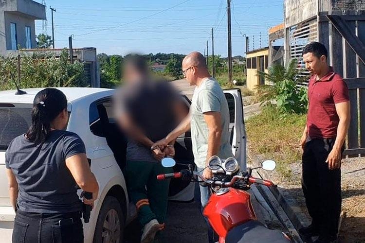 Homem é preso condenado por crimes de homicídio e roubo em Macapá