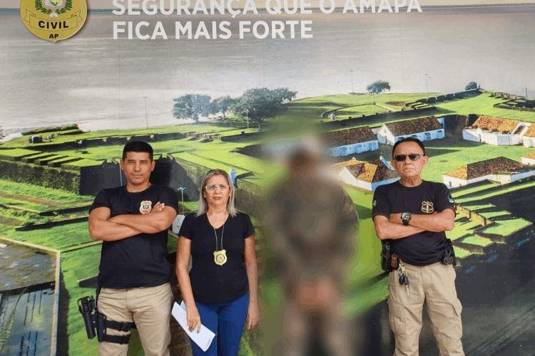Em Macapá, Polícia Civil prende acusado de estupro e condenado por roubo