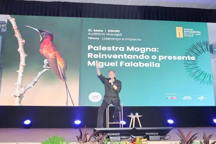 Inova Amazônia Summit: Miguel Falabella realiza palestra sobre liderança e impacto no maior evento de bioeconomia do Amapá