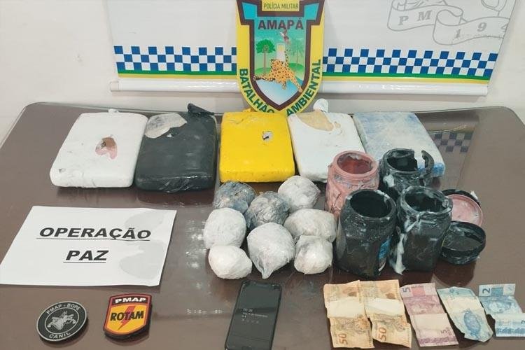 Forças de Segurança prendem traficante, apreendem drogas e carne de animais silvestres