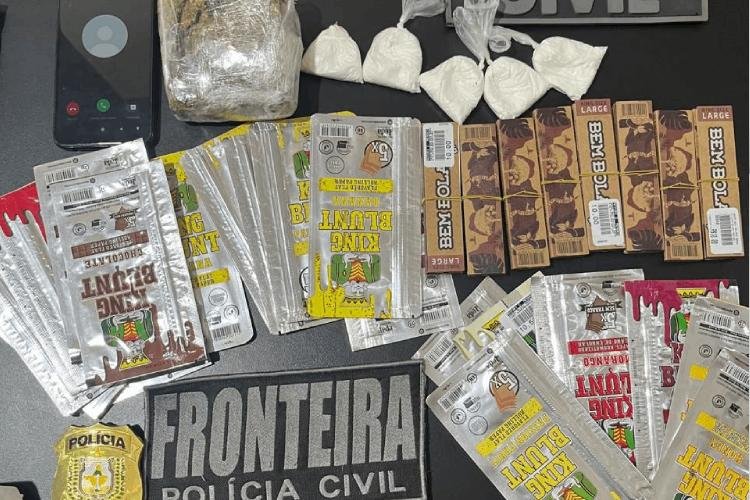 Polícia Civil de Oiapoque prende suspeito por tráfico de drogas
