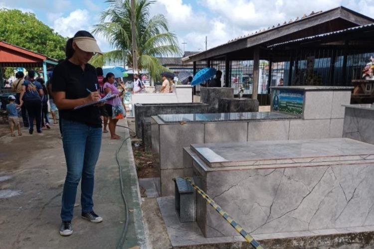 MP-AP notifica gestores da Prefeitura de Santana por não cumprimento de medidas em cemitério para Dia de Finados