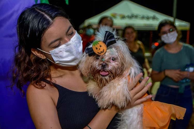 Diversão à fantasia anima pets e tutores no primeiro HallowPet de Macapá