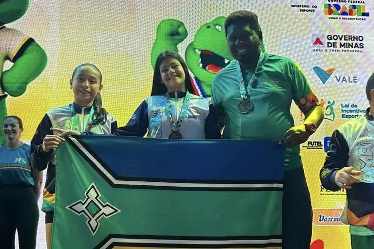 Vôlei de praia feminino do Amapá garante medalha de bronze nos Jogos Escolares Brasileiros