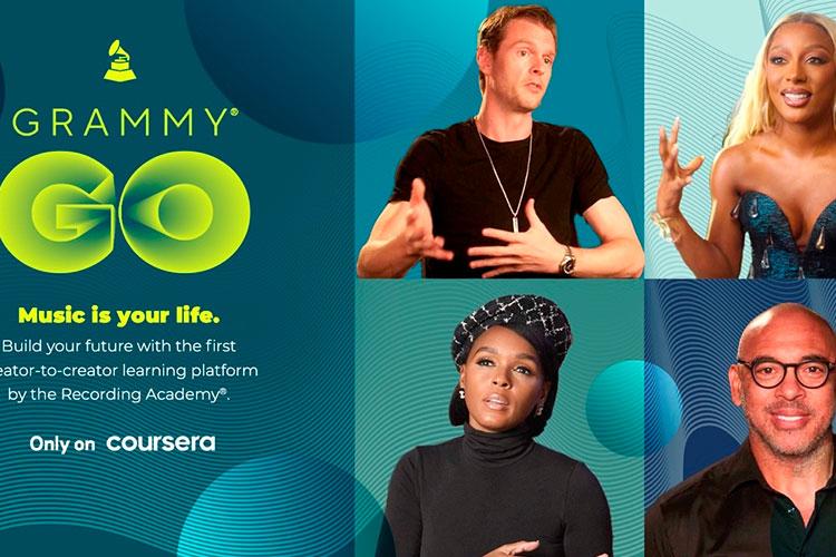 GRAMMY GO™ faz parceria com a Coursera para educar e inspirar artistas em escala mundial