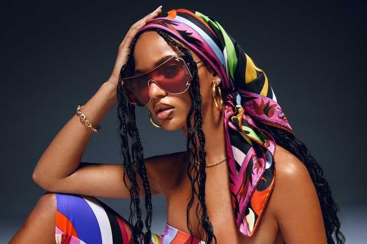 Juliana Nalú estrela nova campanha mundial da grife italiana Pucci!