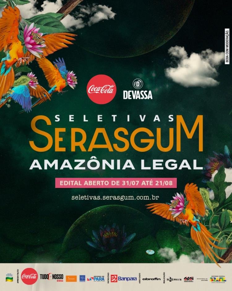 Coca-Cola e Devassa apresentam:  Seletivas Se Rasgum Amazônia 2023
