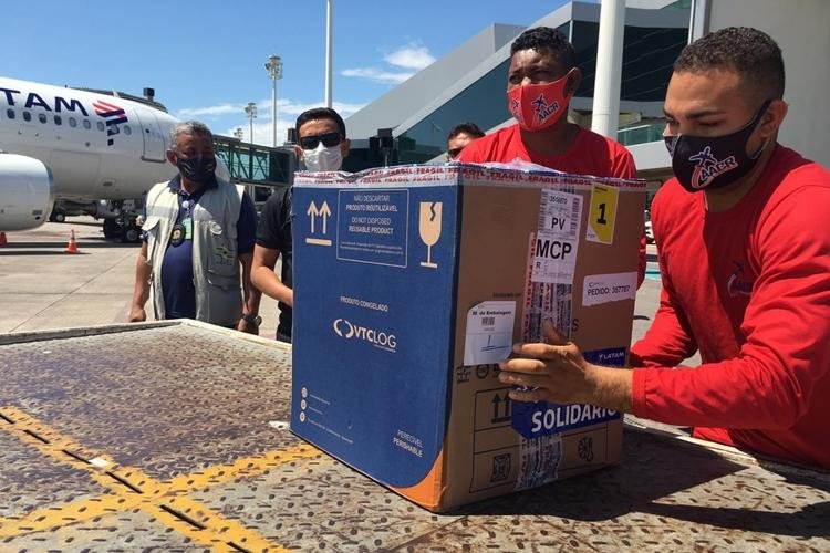 Amapá recebe reforço na vacinação contra a covid-19 com mais 4.680 doses da Pfizer