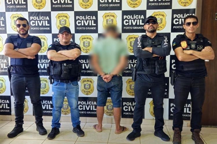 Polícia prende homem em flagrante por estupro e posse de arma em Porto Grande