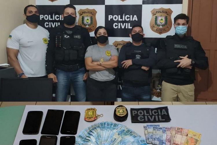 NO MUNICÍPIO DE AMAPÁ, POLÍCIA CIVIL PRENDE QUATRO PESSOAS POR TRÁFICO DE DROGAS
