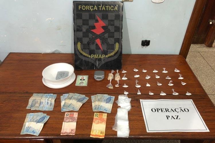 Batalhão de Força Tática combate o tráfico de drogas na zona sul de Macapá