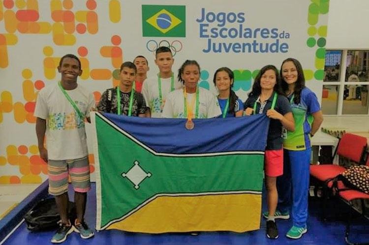 Saldo parcial dos Jogos Escolares da Juventude 2018 contabiliza cinco medalhas para o AP