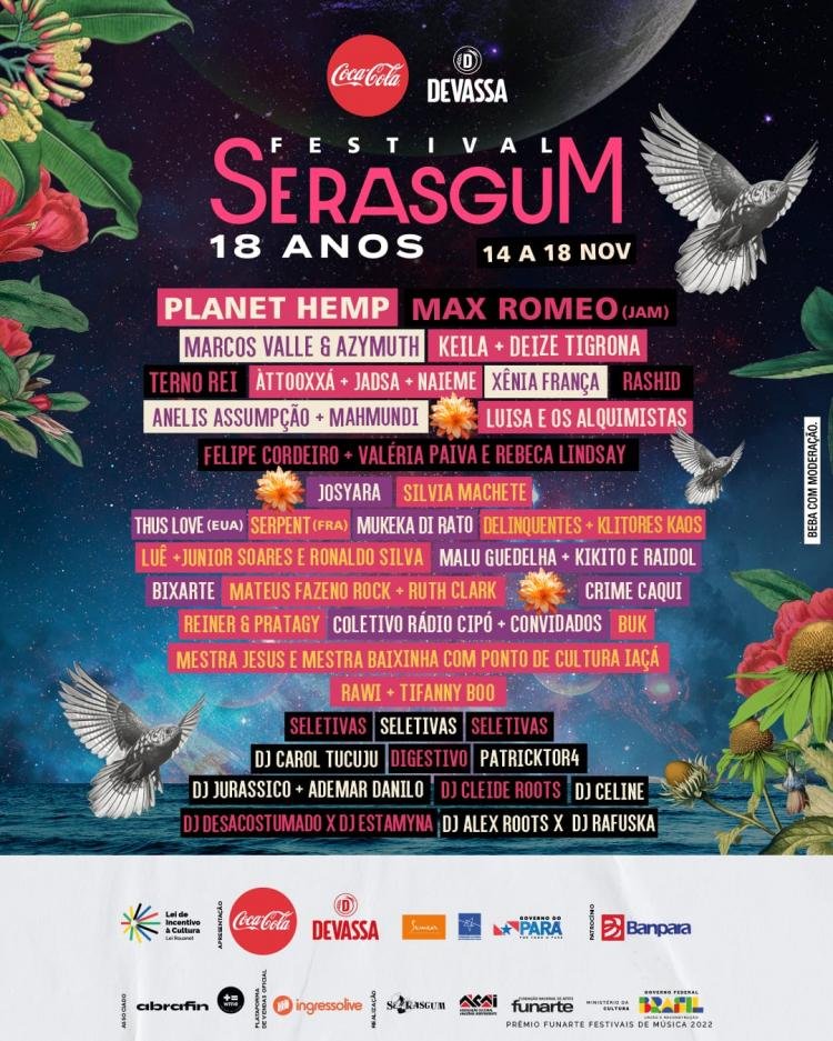 18 anos de Festival Se Rasgum: Mais de 50 atrações por toda Belém