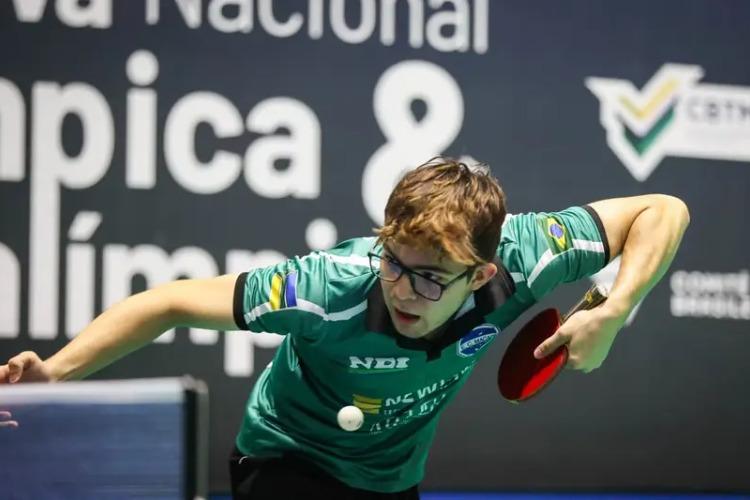Atleta do Centro de Treinamento de Alto Rendimento do Governo do Amapá conquista 5º lugar em seletiva nacional de tênis de mesa