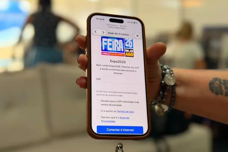 Expofeira 2026 oferece internet gratuita e prepara rede para até 50 mil acessos simultâneos