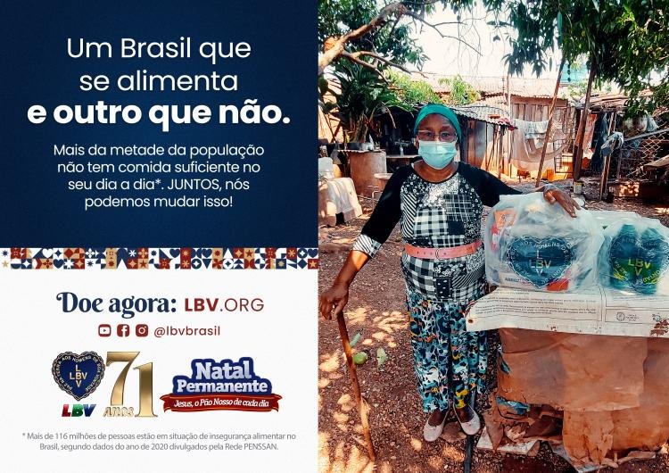 Toneladas de Solidariedade: iniciativa da LBV ajuda a assegurar o direito à alimentação