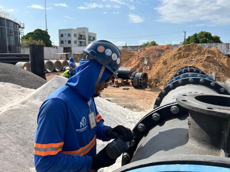 Novo reservatório de água do Buritizal vai reforçar abastecimento de mais 30 mil clientes de Macapá