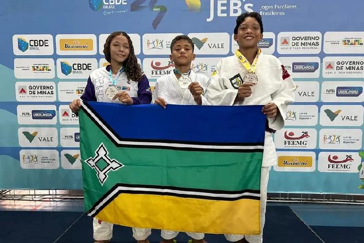 Time Amapá conquista mais quatro medalhas nos Jogos Escolares Brasileiros, em Uberlândia