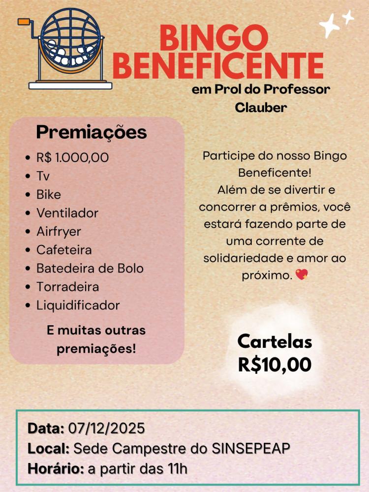 Comunidade Alexandrina promove sorteio de prêmios para ajudar a reconstruir a casa do professor Clauber