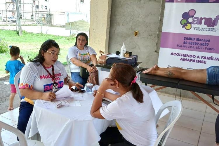 Governo do Amapá garante acesso à saúde e cidadania para moradoras do Residencial Macapaba