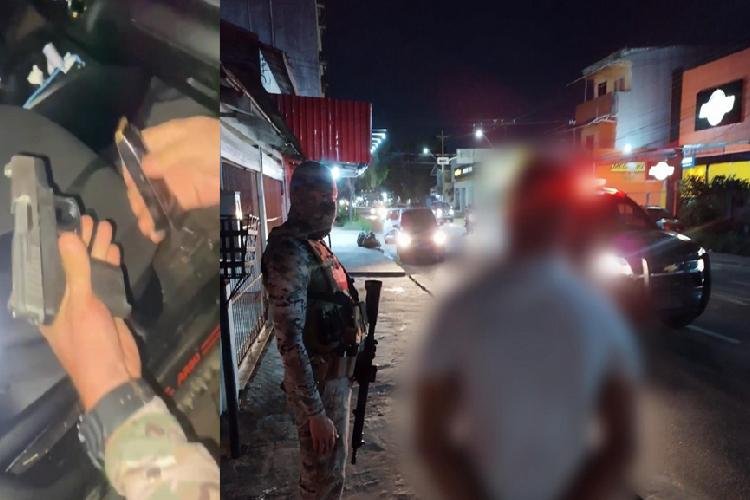 Em Macapá, Polícia Civil prende homem em flagrante com arma de fogo, munições e droga.