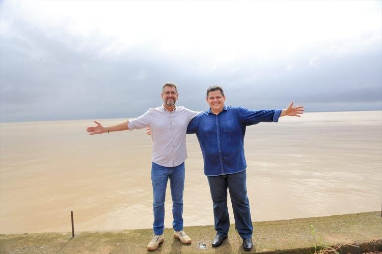 Com recursos articulados por Davi, governo do Amapá inicia construção da orla do Aturiá