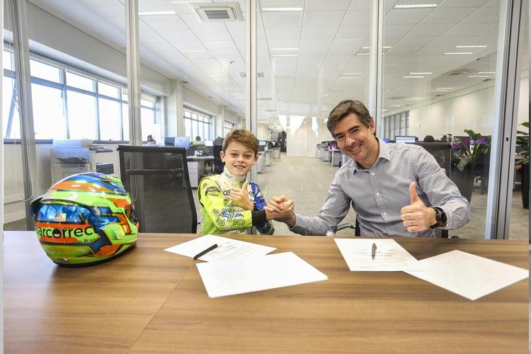 Promessa do kart brasileiro, Gustavo Bonk conta com novo patrocínio para buscar vaga no Bahrein