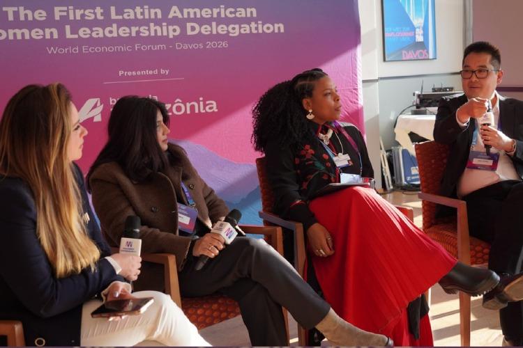 Banco da Amazônia marca presença no Fórum Econômico Mundial com foco em sustentabilidade