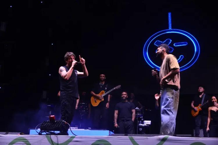 Di Ferrero e Dilsinho levantam o público na segunda noite do Festival Equinócio das Águas, em Macapá