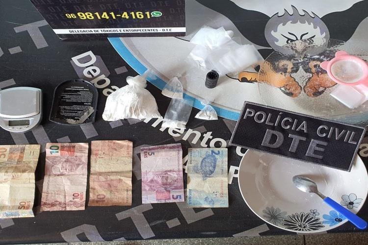 EM MACAPÁ, POLÍCIA CIVIL PRENDE DONO DE BAR QUE TINHA A VENDA DE DROGAS COMO PRINCIPAL FONTE DE LUCRO