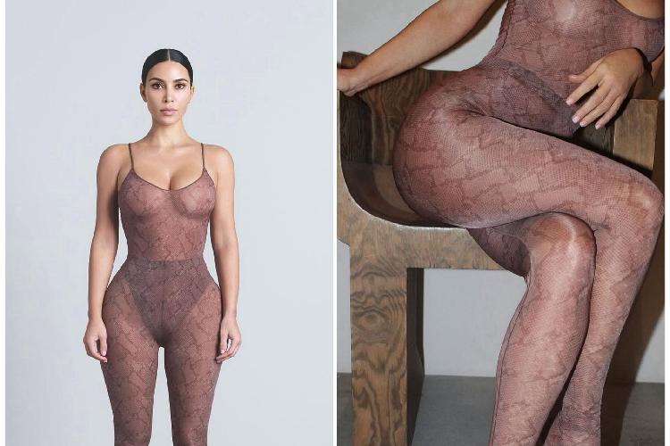 Kim Kardashian revela como a celulite influência nas escolhas para sua marca de roupa