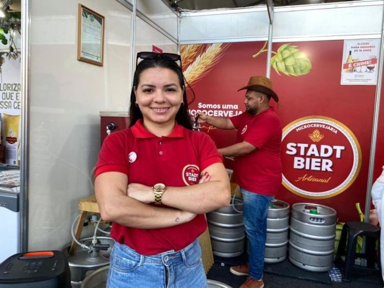 "Já contabilizamos mais de R$ 35 mil em lucro", diz gerente de fábrica artesantal de chopp na 53ª Expofeira do Amapá