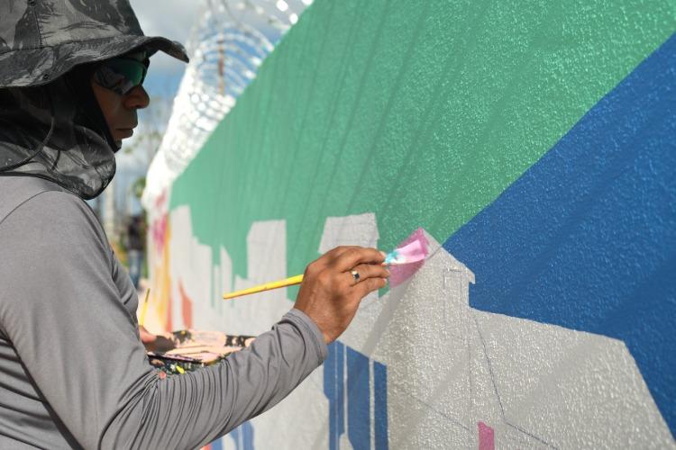 Arte amazônica ganha destaque em mural de subestação da CEA Equatorial em Santana