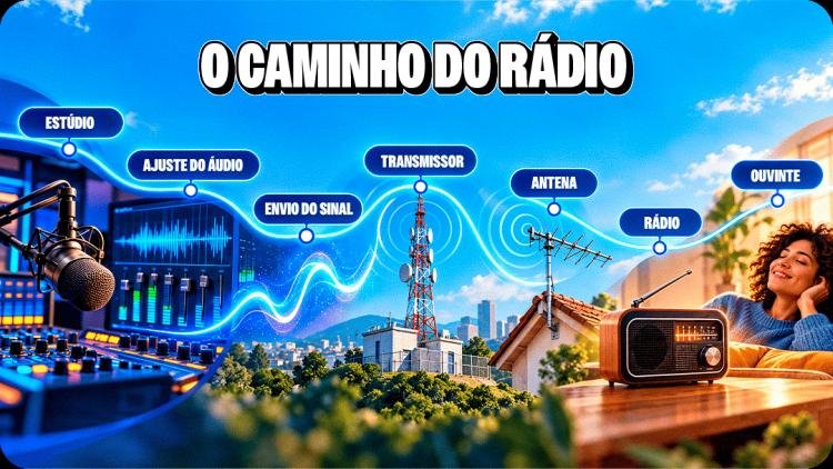 Como funciona uma emissora de rádio? Entenda o caminho do conteúdo até chegar ao ouvinte