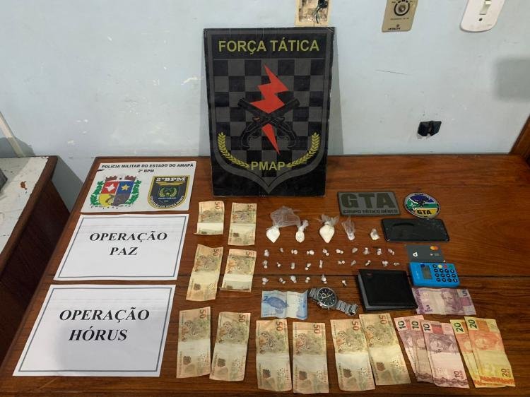 Batalhão de Força Tática combate o tráfico de drogas na zona sul de Macapá