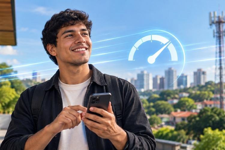 Brasil tem internet móvel mais rápida das Américas e entra no top 5 mundial