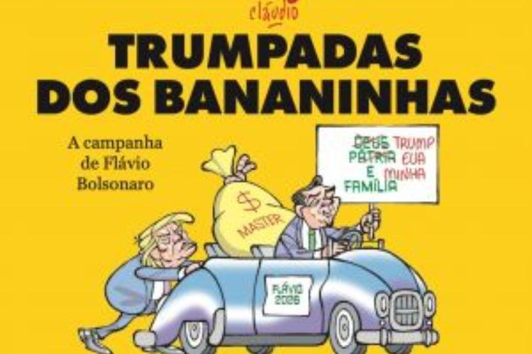 Trumpadas dos Bananinhas" integra o trio de e-books comemorativos dos 50 anos de carreira do cartunista Cláudio de Oliveira