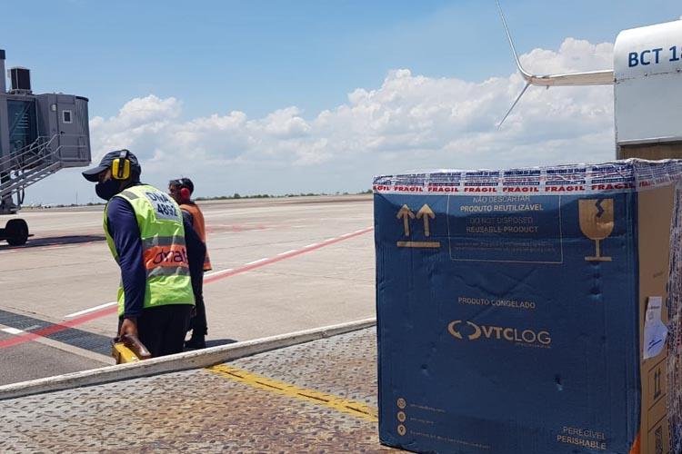 Amapá recebe novo lote com 2.340 doses de imunizantes da Pfizer