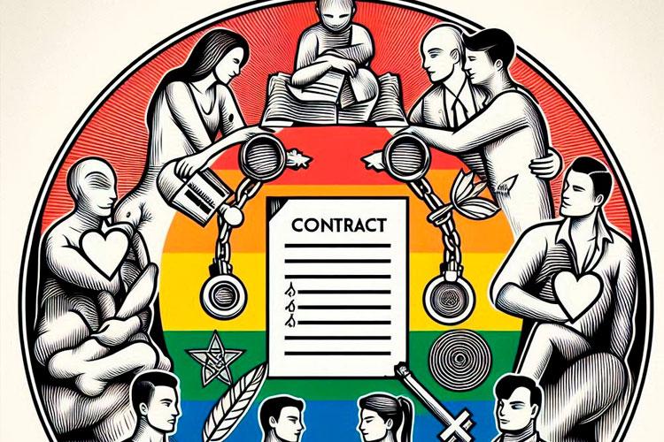 Cresce o número de contratos  de namoro no Brasil