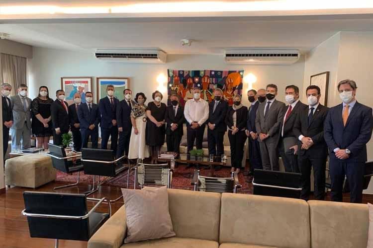 Procuradora-geral de Justiça, Ivana Cei, e membros do MP-AP cumprem agenda institucional em Brasília