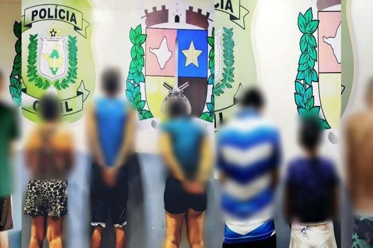 EM OIAPOQUE, 7 PESSOAS SÃO PRESAS COM DROGAS, DINHEIRO E CERCA DE R$ 2 MILHÕES EM MERCADORIAS SEM NOTA FISCAL