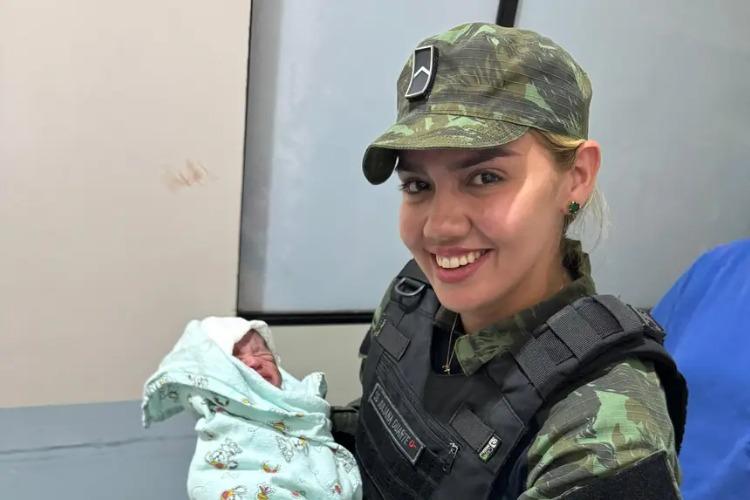 'A farda e o coração bateram no mesmo ritmo', diz policial militar do Amapá ao salvar a vida de recém-nascido em Santana