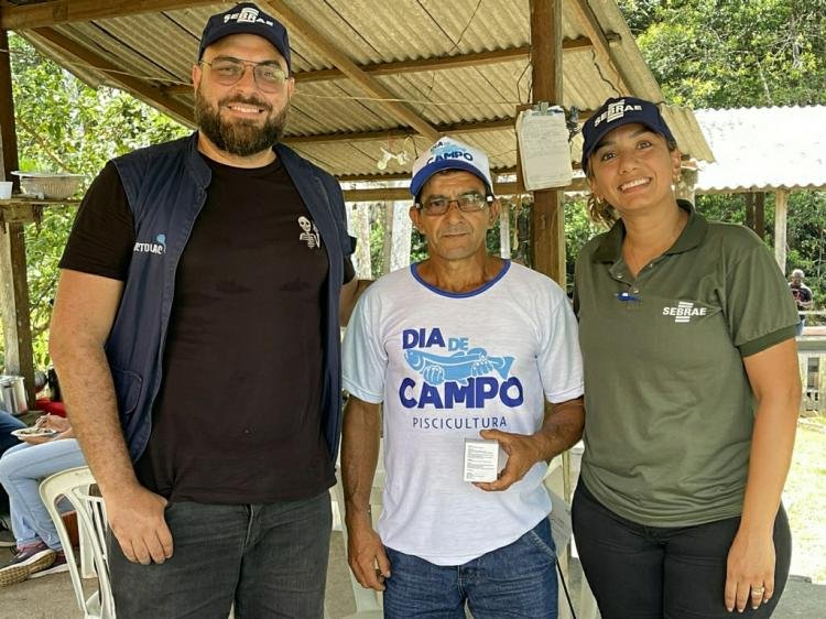 Sebrae reune 150 produtores no Dia de Campo da Piscicultura em Pedra Branca do Amapari