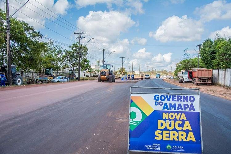 Obras avançam na duplicação da Nova Duca Serra