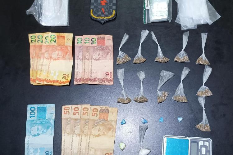 Operação RENOE: Força Tática intercepta traficante no Zerão com entorpecentes e dinheiro