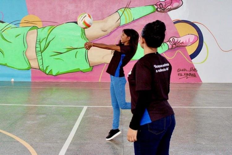 "Agora temos uma escola digna e com quadra", comemora estudante da escola Nazaré Rodrigues