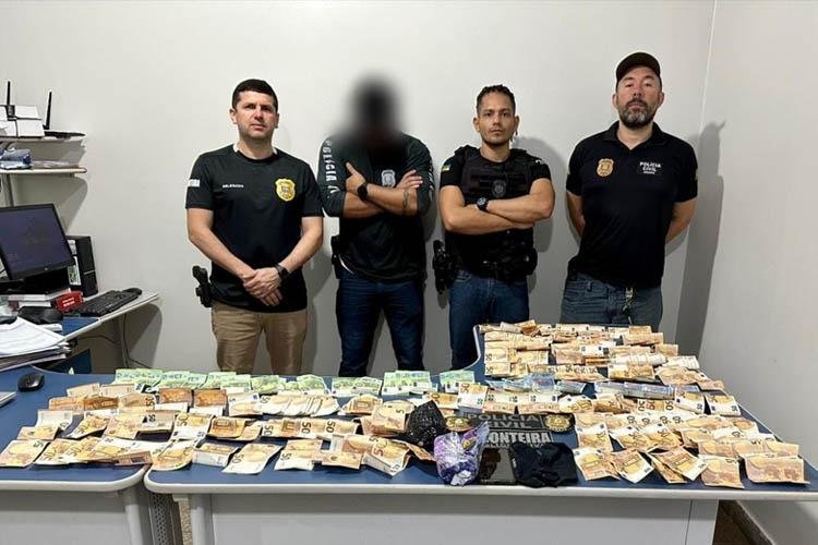 Suspeito é preso durante operação em Oiapoque com grande quantia em moeda estrangeira
