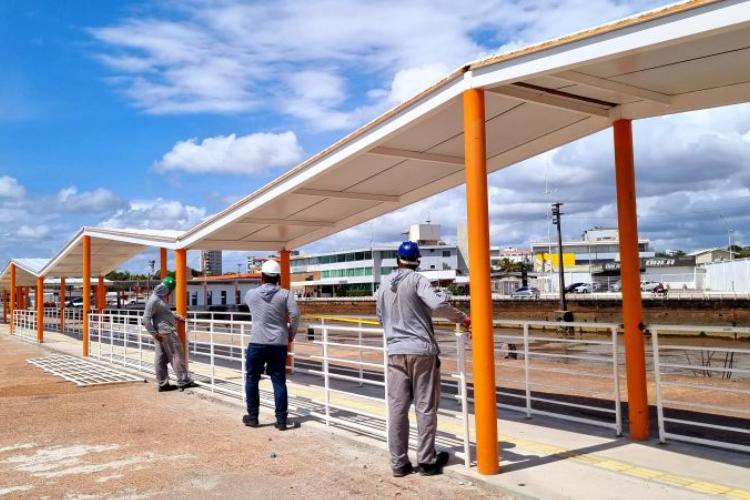 Governo do Estado entra na reta final da 1ª etapa do Terminal Hidroviário do Trapiche Santa Inês