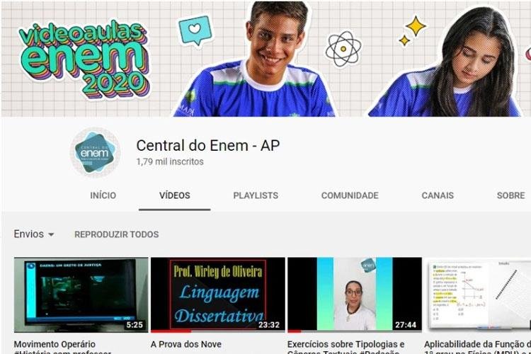 Central do Enem 2020 abre inscrições para aulas on-line