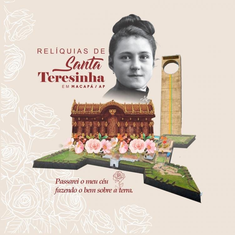 Macapá recebe peregrinação com relíquias de Santa Teresinha do Menino Jesus